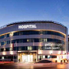 Modern Hospital Building